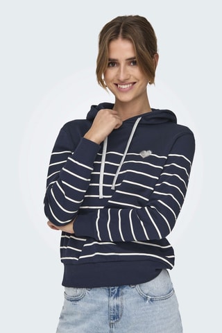 Sudadera con capucha - Azul marino