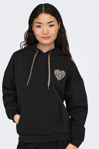 Sudadera con capucha - Negro