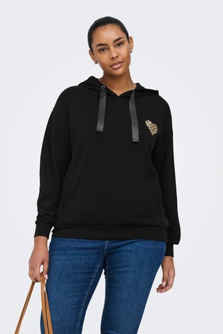 Sudadera con capucha - Negro