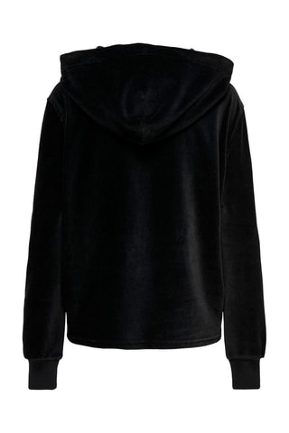 Sudadera de terciopelo - Negro