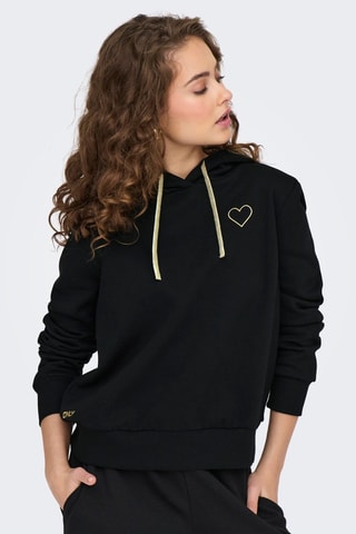 Sudadera con capucha - Negro