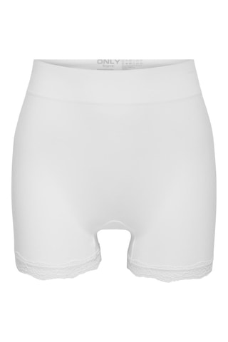 Short de tiro alto - Blanco