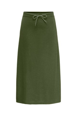 Falda midi - Verde oscuro