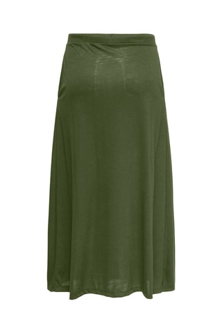 Falda midi - Verde oscuro
