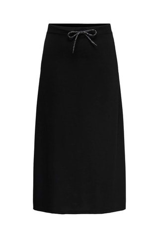 Falda midi - Negro