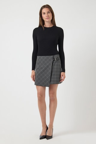 Falda cruzada - Negro - Yas