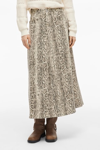 Falda midi - Beige - Vila