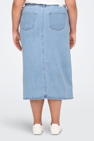 Falda recta vaquera - Celeste