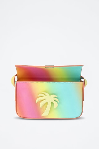 Leren Schoudertas - Roze en Lichtblauw