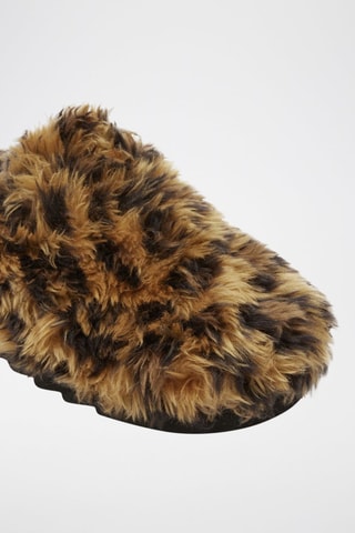 Gevoerde Clogs - Beige en Zwart