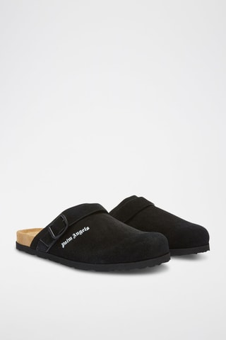 Nubuck Clogs - Zwart