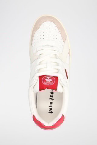 Leren Sneakers - Wit en rood