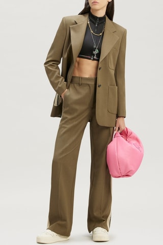 Surf crop top - Zwart en Wit 