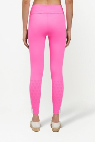 Legging Hoge Taille - Fuchsia en wit