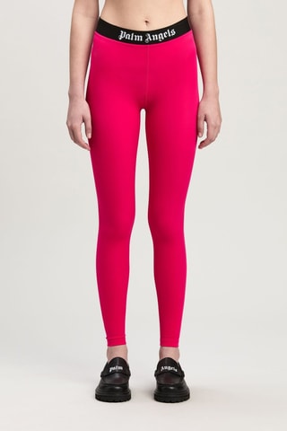 Legging Hoge Taille - Fuchsia en zwart