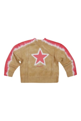 Sweater Tie and Dye -  Koraalrood en wit