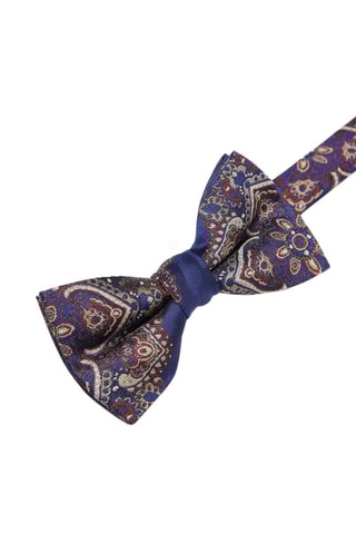 Papillon in seta - Blu