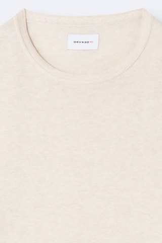 Maglia in cotone bio - Beige