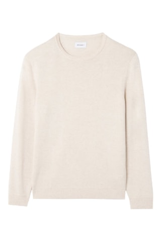 Maglia in cotone bio - Beige