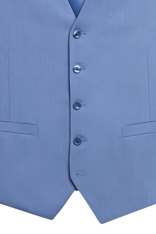 Gilet da completo in lana - Indaco