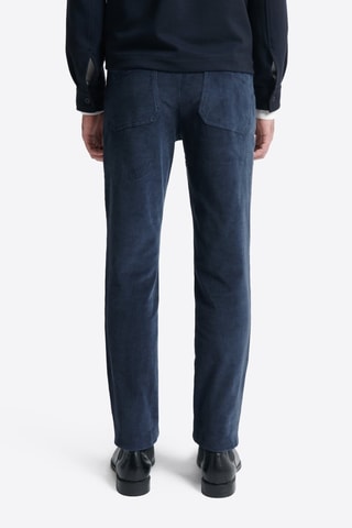 Pantaloni chino in velluto - Navy