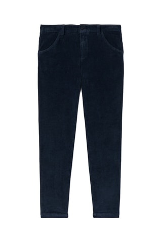 Pantaloni chino in velluto - Navy