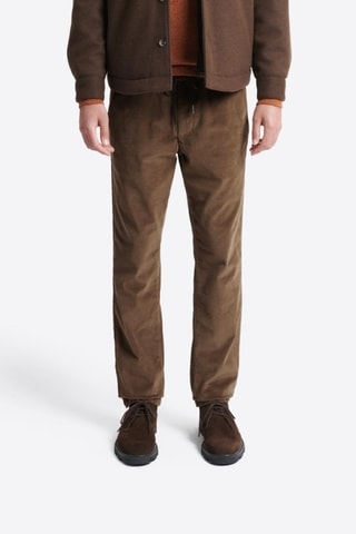 Pantaloni in velluto - Cammello