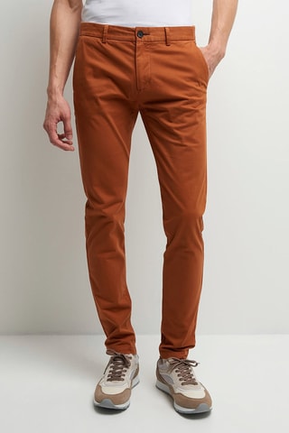 Pantaloni slim - Cammello