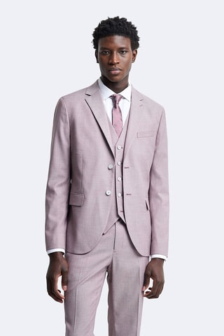 Chaqueta de traje slim fit - Rosa