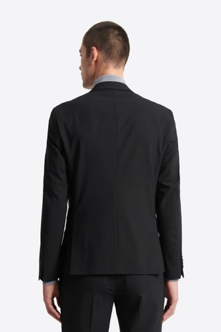 Chaqueta de lana - Negro