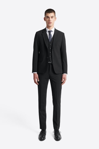 Chaqueta de lana - Negro