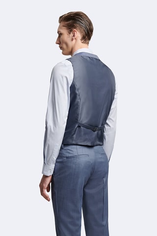 Gilet da completo in lana - Blu