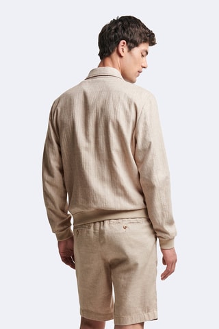 Giubbotto in lino - Beige