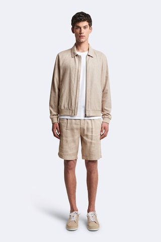 Giubbotto in lino - Beige