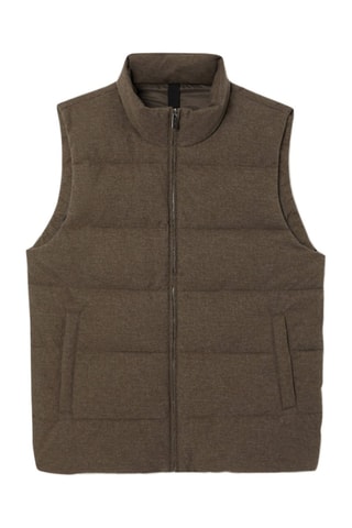 Piumino senza maniche - Taupe