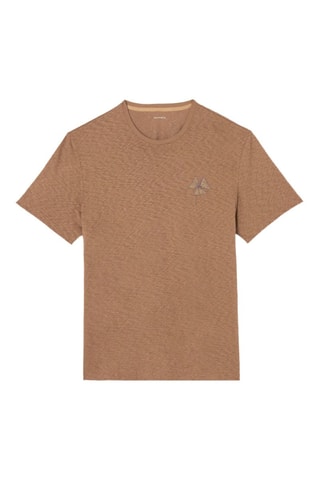 T-shirt slim - Marrone melange