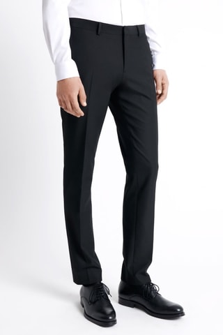 Pantalón de traje slim fit - Negro