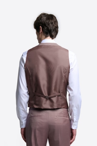 Chaleco de traje de lana - Rosa viejo