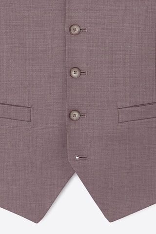 Chaleco de traje de lana - Rosa viejo