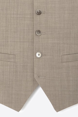 Gilet da completo in lana - Beige