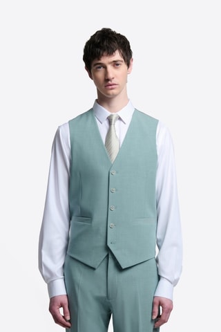Chaleco de traje - Verde agua