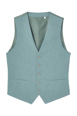 Chaleco de traje - Verde agua