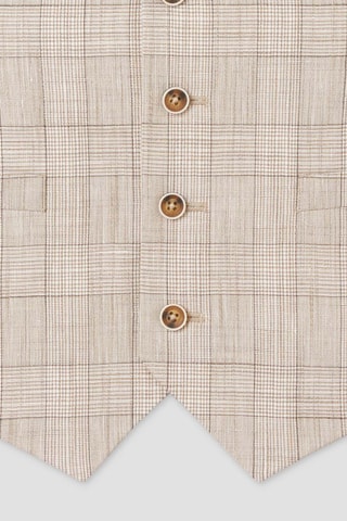 Gilet da completo in lino - Beige