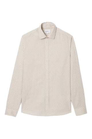 Camicia slim - Beige