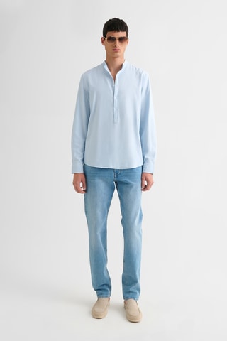 Camicia slim - Celeste