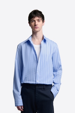 Camicia slim - Celeste