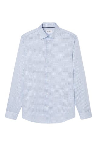 Camicia slim - Celeste