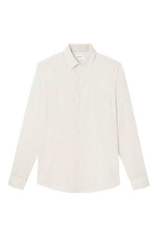 Camicia slim - Beige