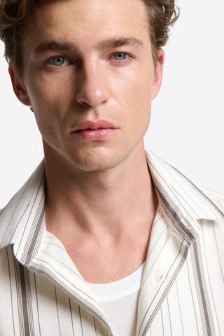 Camicia slim - Ecrù