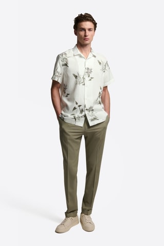 Camisa slim fit - Blanco